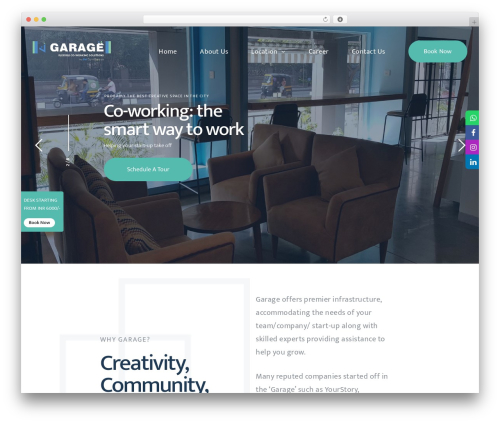 Co workshop core WordPress plugin - thegarage.one