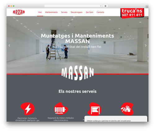 Daxcomweb premium WordPress theme - massan.cat