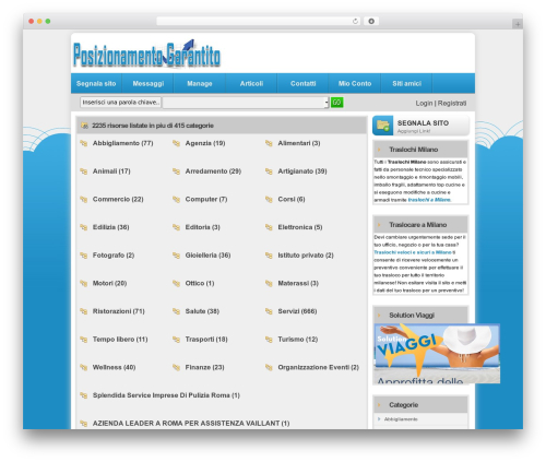 DirectoryPress WP theme - posizionamentogarantito.com