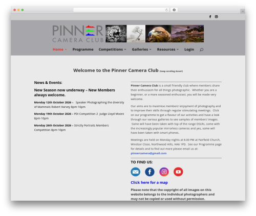 Wp excel cms WordPress plugin - pinnercameraclub.co.uk