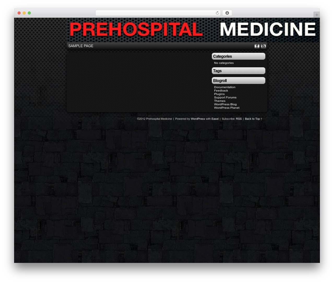 Easel WordPress theme - prehospital-medicine.com Easel WordPress theme - prehospital-medicine.com