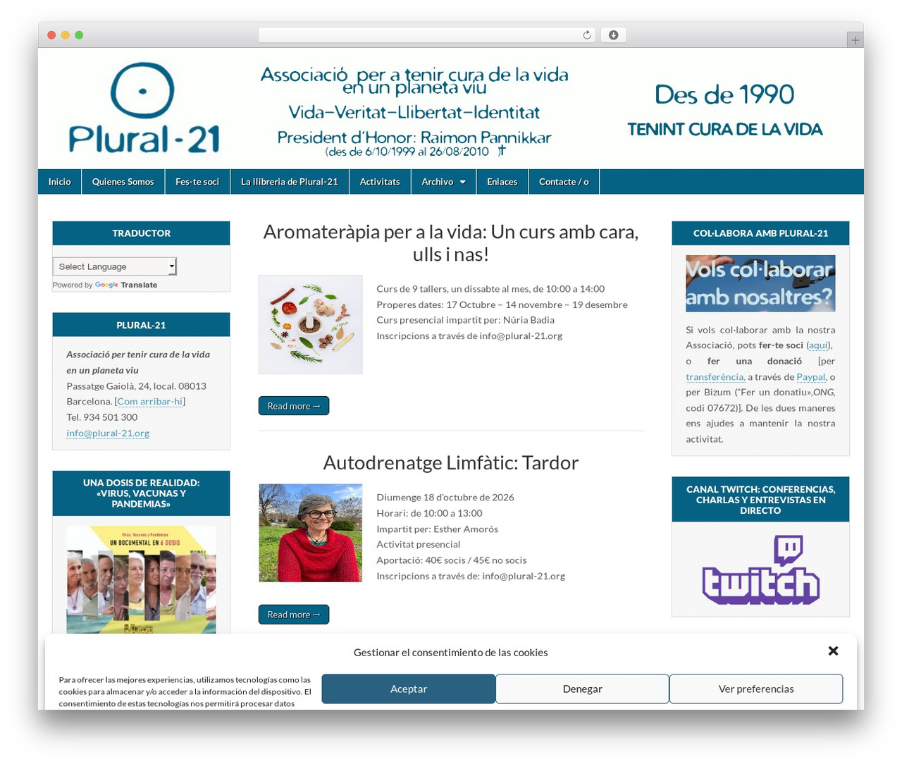 Magazine Basic newspaper WordPress theme - plural-21.org