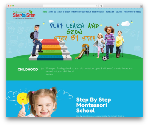 StepbyStep premium WordPress theme - stepbystepschools.com