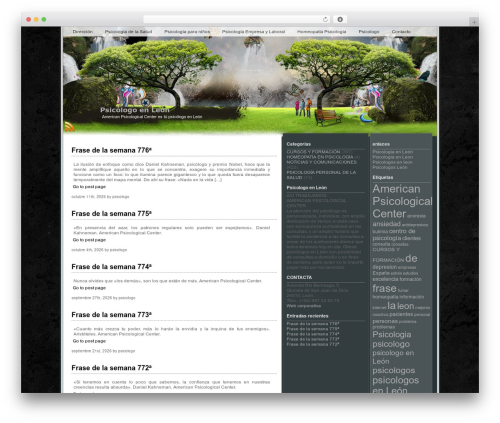 Theme WordPress Witcher World - psicologoenleon.com