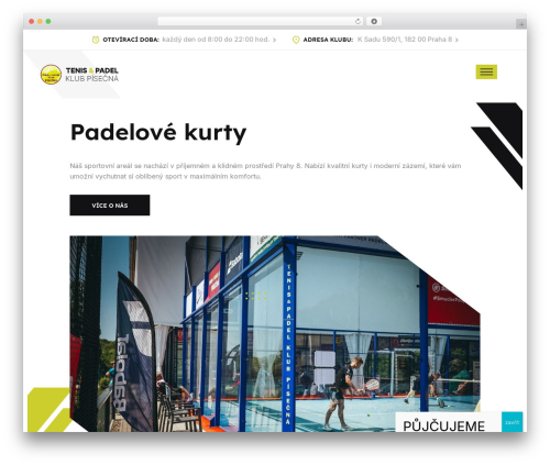 UDrive theme WordPress - tenis-pisecna.cz