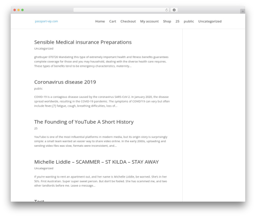 Divi mobile menu WordPress plugin - passport-vip.com