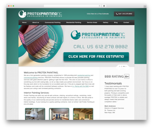 Slider pro WordPress plugin - protekpainting.biz