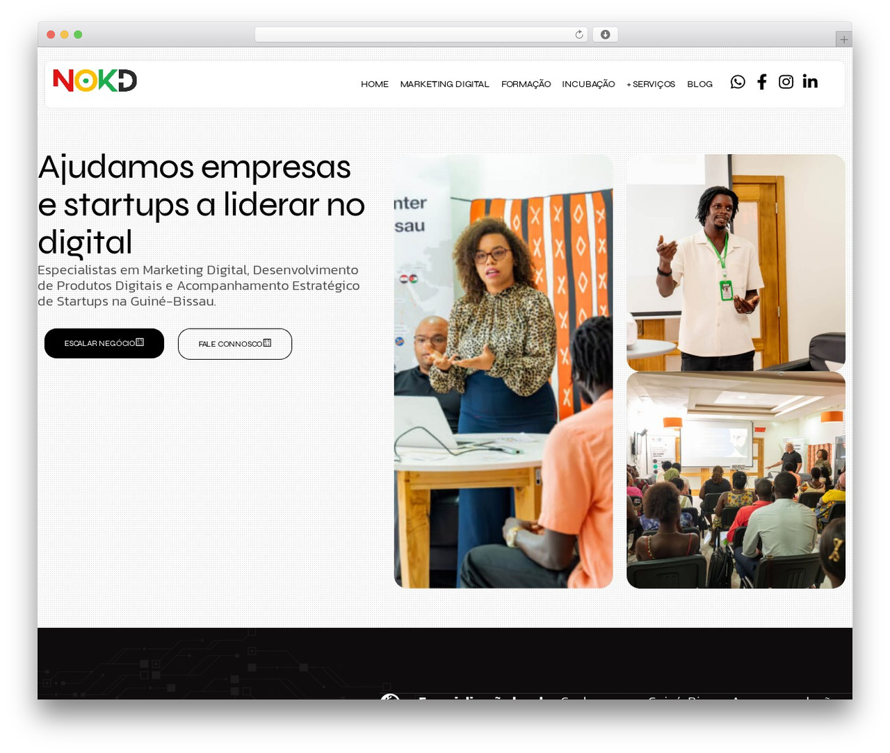 WordPress theme Numerique - www.nokunsidigital.com