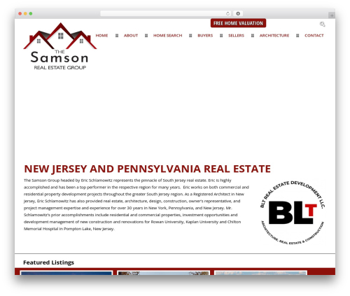 WordPress theme Schlamowitz - samsonsellsnj.com