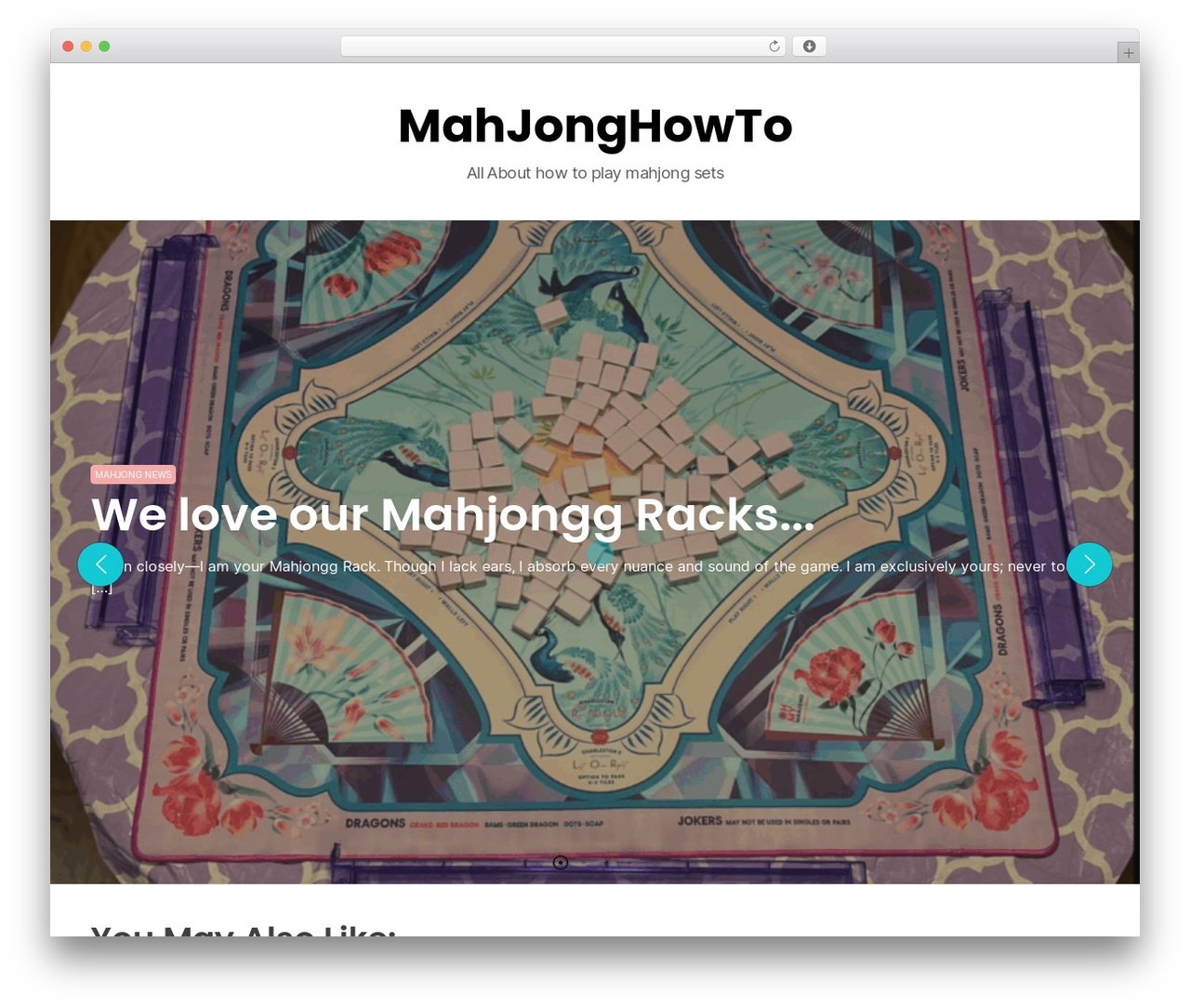 Applica WordPress theme design - mahjonghowto.com Applica WordPress theme design - mahjonghowto.com
