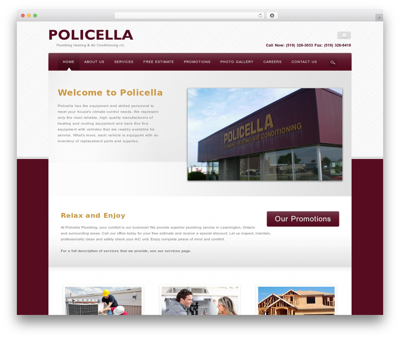 Awake theme WordPress - policellaplumbing.com