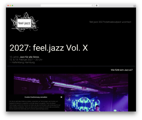 Blue Note WordPress theme - feeljazz.de