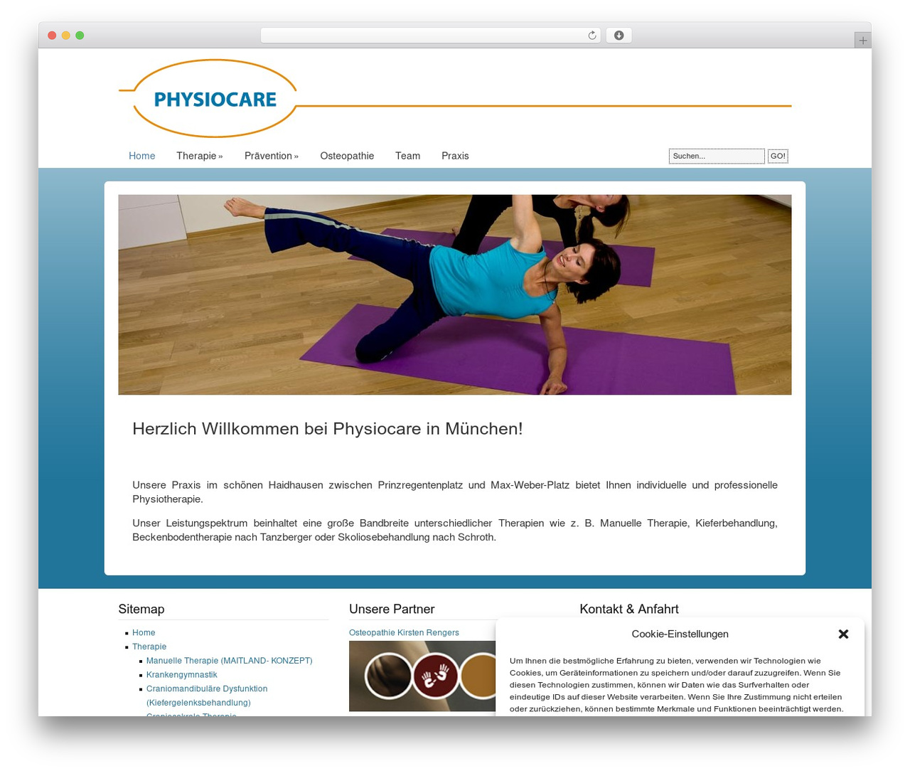 Catalyst best WordPress theme - physiocare-muenchen.de