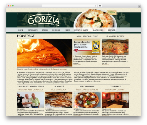 Gorizia1962 WordPress theme - pizzeriagorizia.it