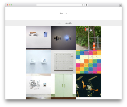 Hind theme WordPress - janice-cheung.com