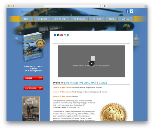 Life Inside WordPress theme - kevinmcdonaldauthor.com