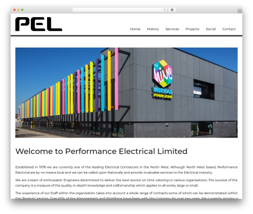 Performance Electrical WP theme - performanceelectrical.co.uk