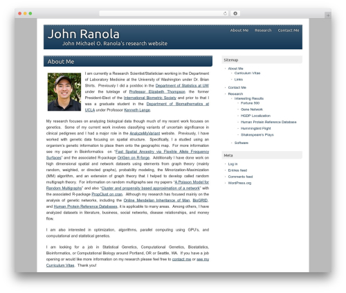 picoclean WordPress theme - john.ranola.org