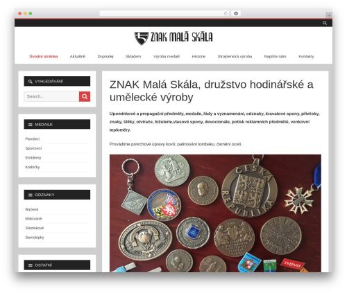 Salinger WordPress theme - znakms.cz Salinger WordPress theme - znakms.cz
