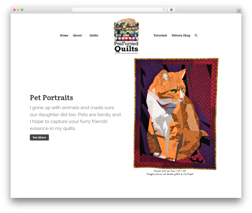 Showcase extension WordPress plugin - prefurredquilts.com