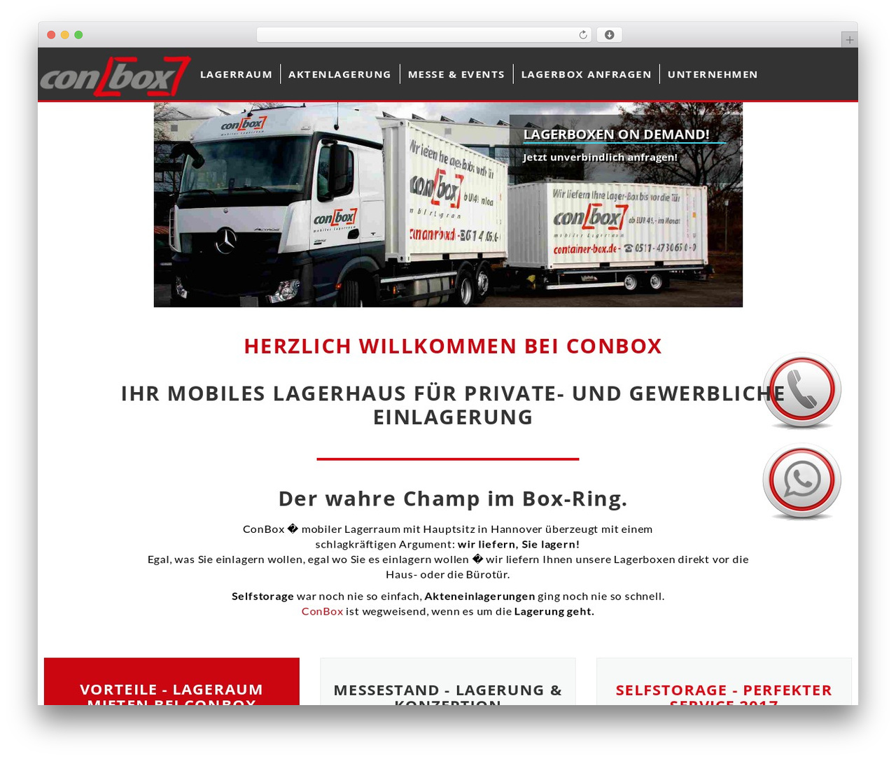 WordPress theme BootstrapWP - container-box.de