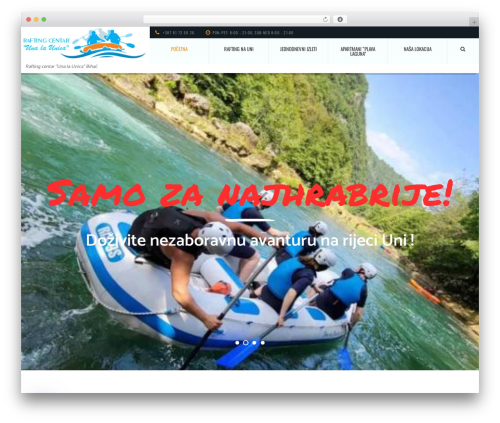 WordPress theme Kayaking - unalaunica.com