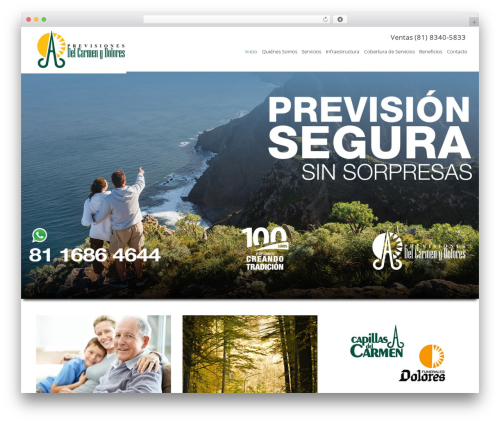 WordPress WP theme - previsionescd.com.mx