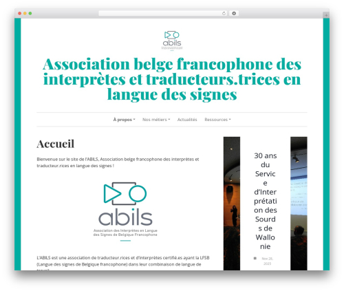 Daniela WordPress theme - abils.net