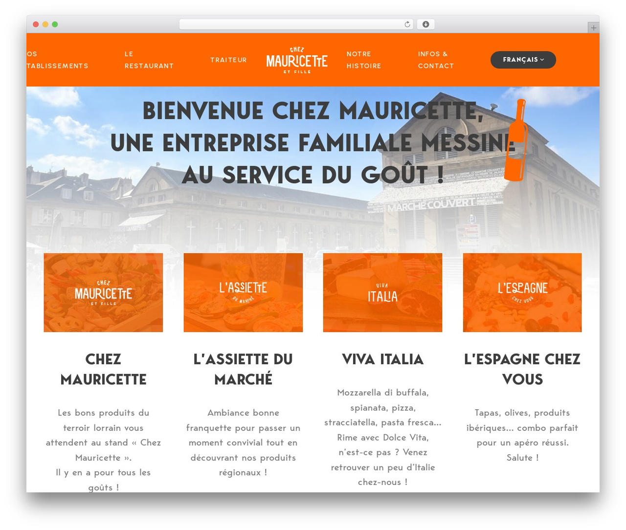Glowing WordPress theme - chezmauricette.com Glowing WordPress theme - chezmauricette.com
