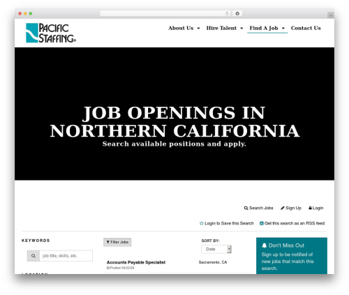 Hello Elementor theme WordPress - careers.pacificstaffing.com