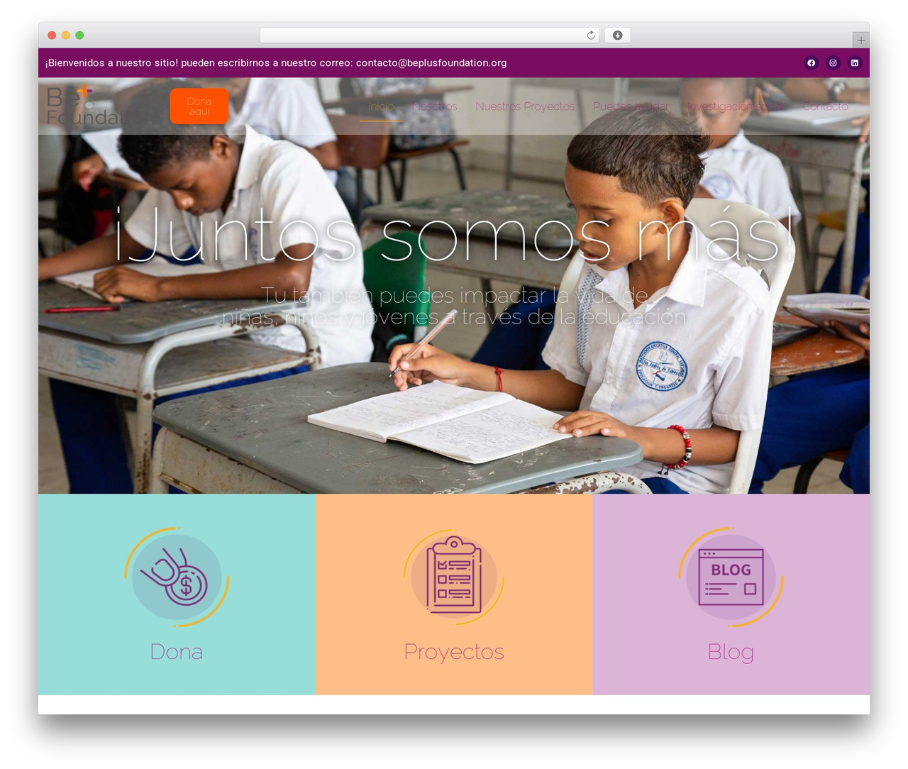 Hello Elementor WordPress theme - beplusfoundation.org