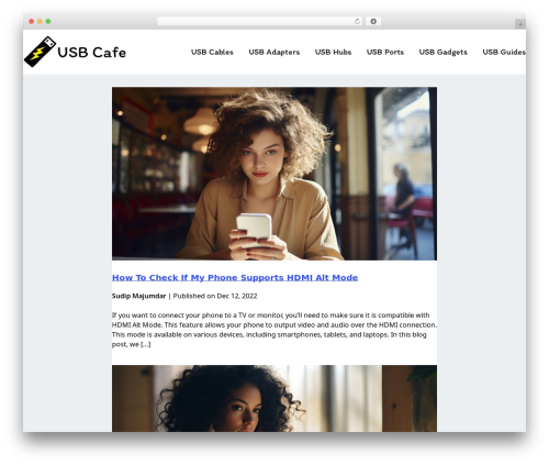 Hovercraft WordPress theme - usbcafe.com