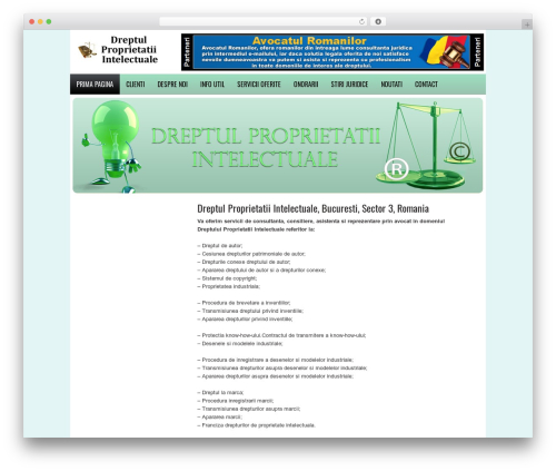 Indicate theme WordPress - proprietate-intelectuala.eu