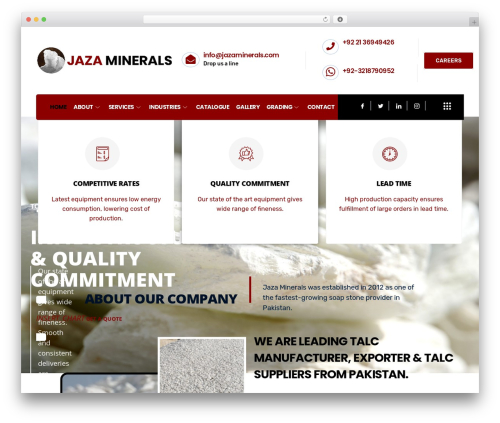 Instive essential WordPress plugin - jazaminerals.com