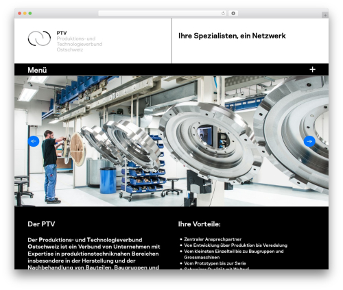 PTV WordPress theme - ptv-o.ch