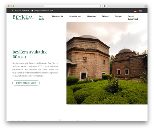 Theme WordPress Tema - beykemhukuk.com