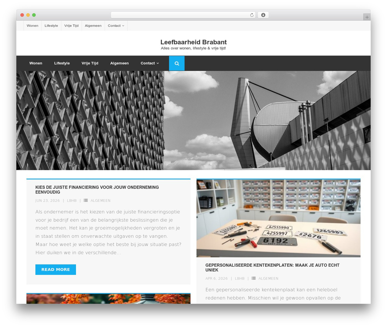 Theme WordPress Shuttle - leefbaarheidbrabant.nl
