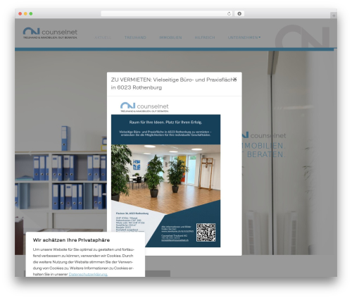 Theme WordPress UnderStrap - counselnet.ch