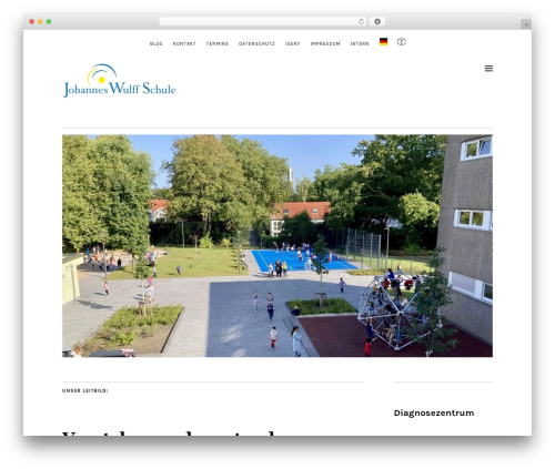 Easy language WordPress plugin - johannes-wulff-schule.de