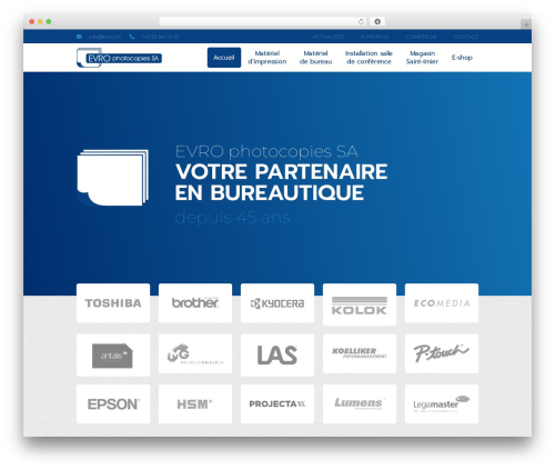 WordPress theme GeneratePress - evro.ch