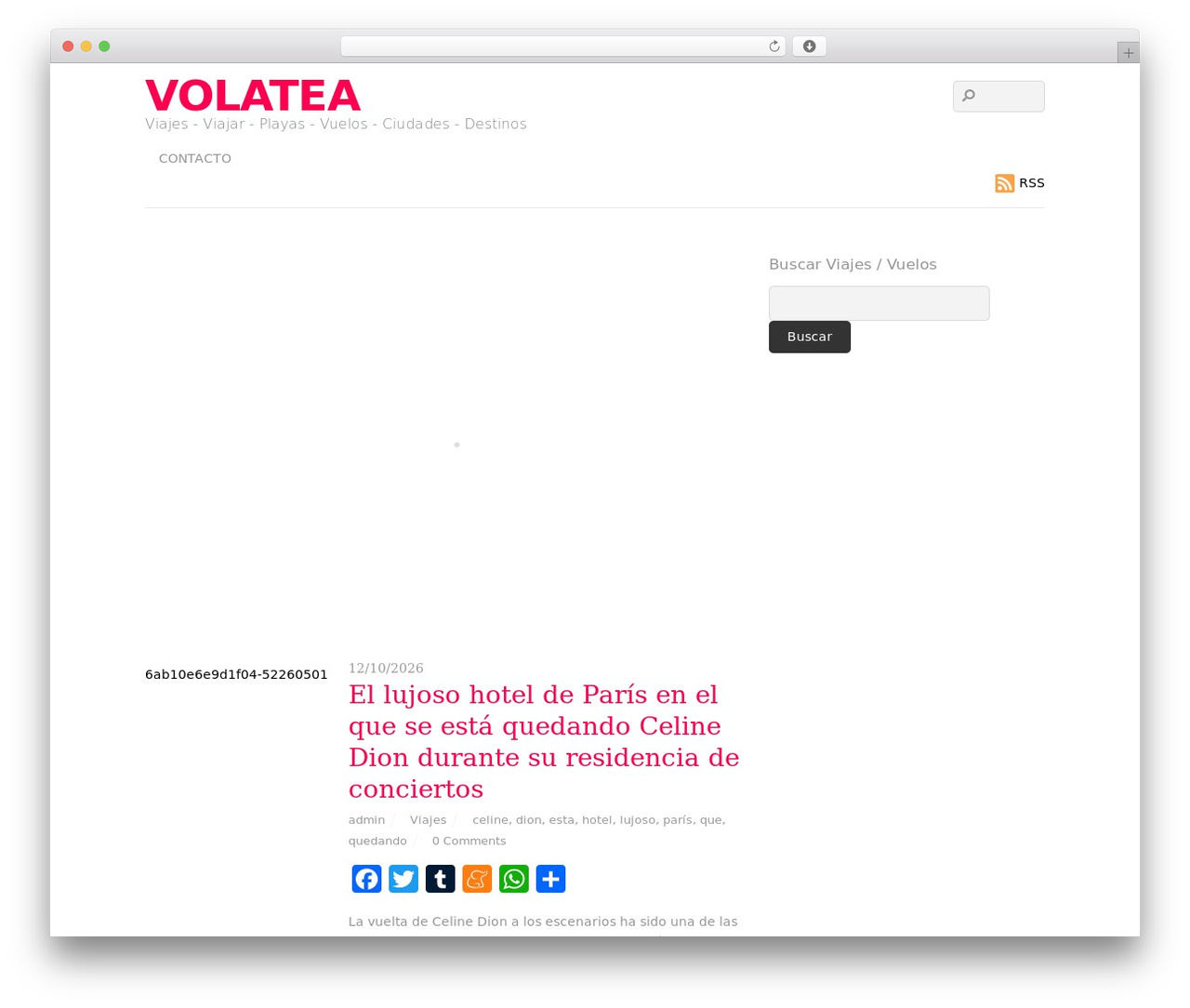 WordPress theme Themify Basic - volatea.es