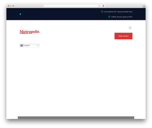 WordPress theme Bugster - metropolis-exterminating.com