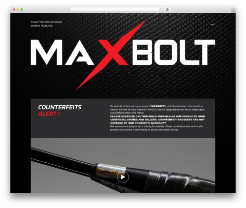 WordPress theme LP - Maxbolt - maxbolt.net