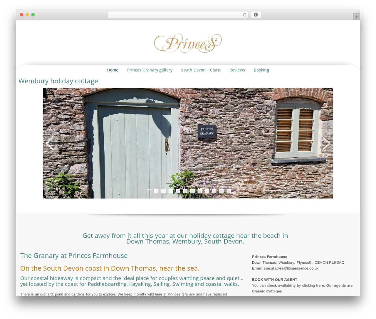 WordPress theme Preference Pro - princesfarm.co.uk