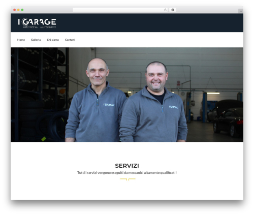 Autoresq WordPress theme - igaragesrl.it