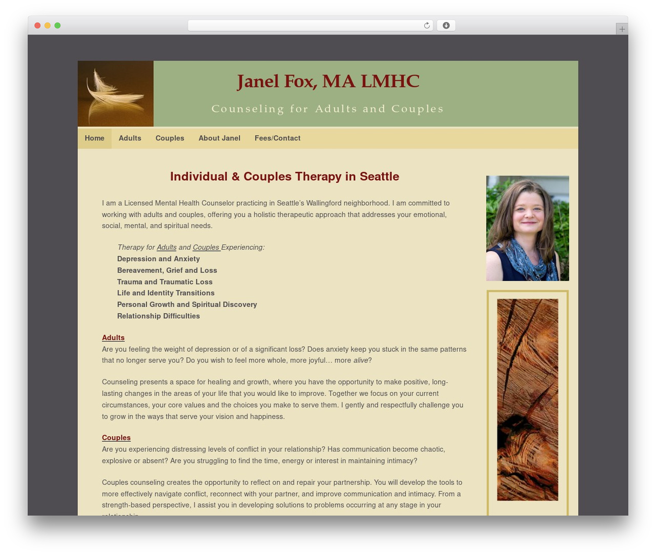 Builder best WordPress theme - janelfox.com