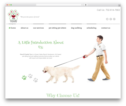cherry WordPress theme - petsrfamilytoo.net