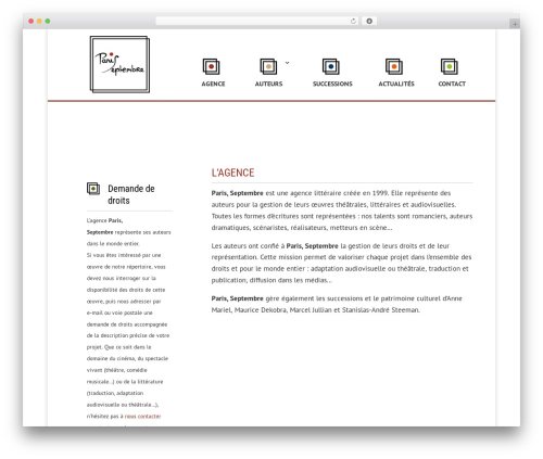 Divi WP theme - paris-septembre.com