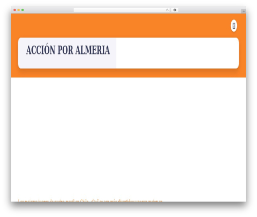 EducateUp WordPress theme - accionporalmeria.com
