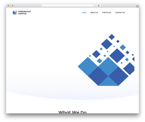 openblock WordPress theme - openblockcapital.com